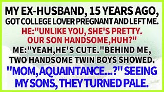 My ex husband got lover pregnant amp left me 15 years ago braggedMy kids NOT yours so hands [upl. by Fredericka937]