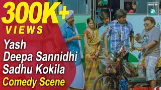 JAANU  Kannada Movie  Comedy Scenes  Rocking StarYash  Deepa Sannidhi  Sadhu Kokila [upl. by Kirt]