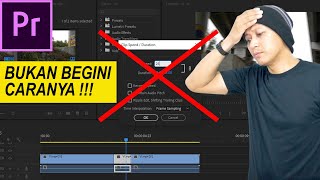 BEGINI CARA YANG BENAR BIKIN EFEK SLOW MOTION DI ADOBE PREMIERE PRO [upl. by Nwhas]