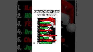 Ranking Playboi Carti Christmas Songs playboicarti carti iammusic music christmas xmas [upl. by Susej369]