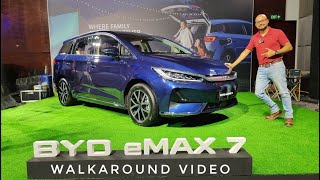 BYD eMAX 7 Launched Rs 2690 Lakh 7Seater Electric MPV [upl. by Nibas]