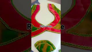 Fancy back neck design🤩  RBlouse designer  short video [upl. by Alpert501]