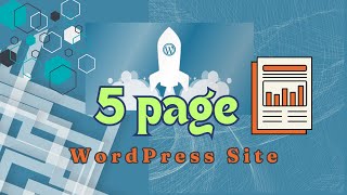 5 pages wordpress site in 10 mins [upl. by Vernier]