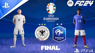 FC 24  ALLEMAGNE vs FRANCE  UEFA EURO 2024 FINAL  PS4™ [upl. by Leanatan263]