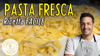 Guida completa su come fare la pasta fresca fatta in casa  Ricetta semplice e deliziosa [upl. by Eada]