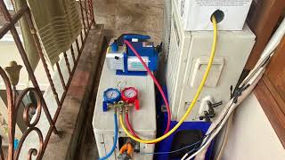 DAIKIN FTKD25DVM4  Inverter R407C Retrofit From R22 to R407C [upl. by Brent223]