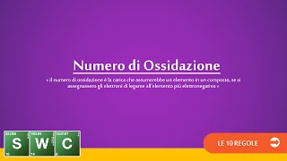 Le 10 Regole per assegnare il Numero di Ossidazione [upl. by Collier385]