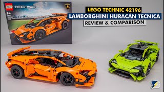 Nice car or parts pack LEGO Technic 42196 Lamborghini Huracán Tecnica Orange review and comparison [upl. by Eillek]