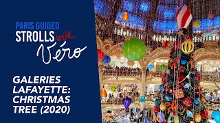 Galeries Lafayette Paris Christmas tree 2020 [upl. by Hildegaard]