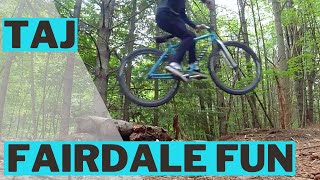 Fun on the Fairdale Taj 1 Local trail edit [upl. by Arocahs]