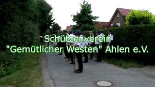 SchüWeSchüM 2018 Aufzug des Schützenvereins quotGemütlicher Westen Ahlen eVquot an Fronleichnam 2018 [upl. by Goldsworthy]