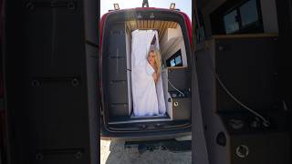 30 Second Luxury Van Tour vanlife vanbuild vanconversion [upl. by Dollar]