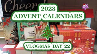 Day 22  Opening 7 ADVENT CALENDARS Vlogmas Day 22 2023 [upl. by Eivol643]