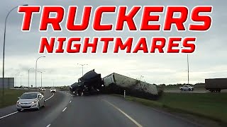 American Truck Drivers  BEST OF Road Rage Car Crash Brake Check Instant Karma  USA CANADA 2023 [upl. by Kubiak243]