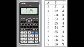 Estadística Bidimensional con Casio Classwiz [upl. by Eirellav]