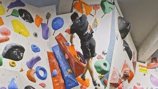 Gym Bouldering  Xiamen Fast Rock Climbing Gym [upl. by Ecila]