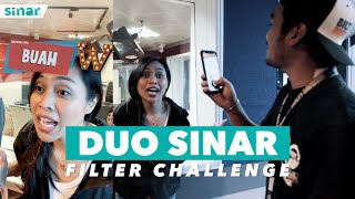 Duo Sinar  Filter Challenge bersama Dayang Nurfaizah Faizal Tahir Tuju dan Yonnyboi [upl. by Hartmann]