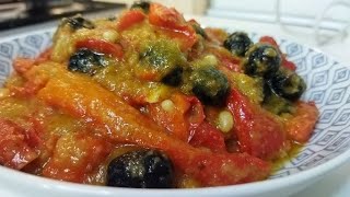 La DELIZIOSA RICETTA dei Peperoni in padella ammuddicati ricetta Siciliana [upl. by Huskamp]