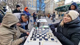 Dina Belenkayas opponent makes a drug deal between chess games [upl. by Yzeerb855]