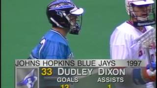 Syracuse vs Johns Hopkins lacrosse 1997 [upl. by Starlene980]