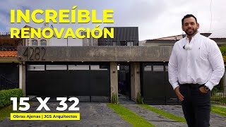 CASA con SORPRENDENTE CAMBIO RADICAL  Obras Ajenas  JGS Arquitectos Arquijosegarnica [upl. by Ahsilrae]