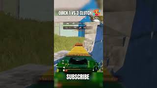 Wait for 1 vs 3 quick clutch 🥵 pubgmobile pubg bgmi shorts zeltrax [upl. by Missy]