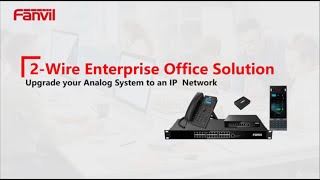 Fanvil 2Wire Enterprise Office Solution [upl. by Calvano]