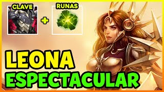 🔥 DESTROZA COMO JUGAR LEONA SUPPORT S14 GUÍA ESPAÑOL  TEMPORADA 14 LOL 2024 [upl. by Yolande]