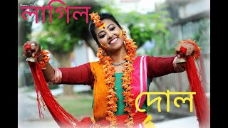 II OGO KISHORE AJI II RABINDRA NRITYA II BOSONTO II DANCE COVER BY PRITHA DAS CHAKRABORTY [upl. by Nellak895]