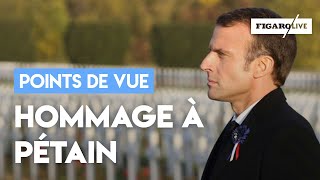 Macron  quotPétain a aussi été un grand soldatquot [upl. by Gnus]