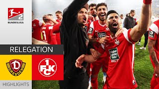 FCK is back in Bundesliga 2  Dresden  Kaiserslautern 02  Highlights  Relegation PlayOffs [upl. by Nnayelsel]