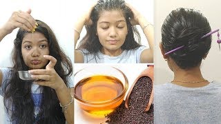 How To Apply Hair Oil Properly  Mustard Oil Heavy Oiling  Head Massage For Hair Growth [upl. by Ydneh11]