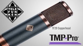 Telefunken TF29 Copperhead Microphone  NAMM 2019 [upl. by Letnuhs167]