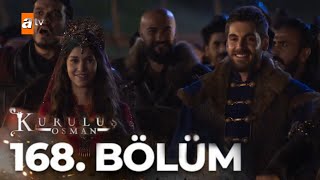 kurulus Osman 🔥 season 6 ❤️ 168 BOLUM 😱 Orhan 💞 Holofira wedding full wedding scene [upl. by Ocsecnarf]