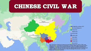 Chinese Civil War 1927  1949 [upl. by Shelba805]