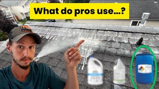 What To Use For Roof Cleaning chemical overview [upl. by Haidabej164]