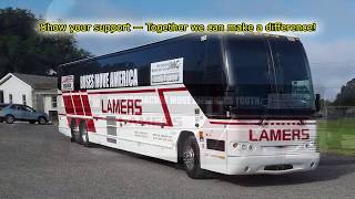 Lamers Bus Lines travels to Washington DC for Motorcoaches Rolling for Awareness [upl. by Ahsinroc]