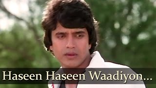 Haseen Haseen Waadiyon Unse Yeh Kaho  Mithun Chakraborthy  Beshaque  Bollywood Old Songs [upl. by Adim]