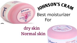 Johnsons baby cream honest review 😊skincare dryskinhonestreviewyoutube 1millionviewssubscribe [upl. by Notlehs461]