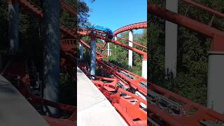 The most intense Family coaster Ive ever ridden coaster amusementparkride tibidabo [upl. by Nagorb]