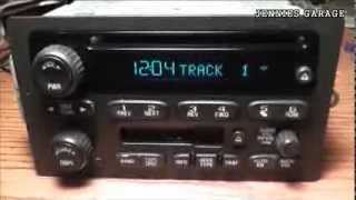 How To Unlock A 2002  2008 Chevrolet Theftlock Radio  With Catchy Tune Bonus [upl. by Coralyn]