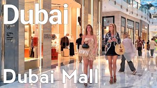 Dubai 4K Amazing Dubai Mall Burj Khalifa City Center Walking Tour 🇦🇪 [upl. by Davine]