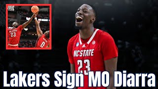 Lakers Sign Big Man Mo Diarra To Summer League Roster [upl. by Jerrilyn906]