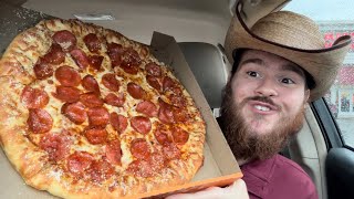 Little Caesar’s Stuffed Crazy Crust Pizza Review [upl. by Mic37]