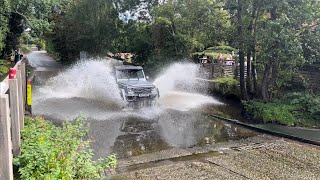 Rufford Ford FLOOD  part 100 and drenched by a special lifted Mercedes g63 [upl. by Renado619]