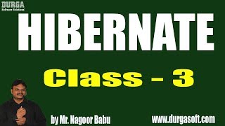 HIBERNATE Online Training  Class  3  by Nagoor Babu On 26112018 [upl. by Myles]