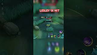 LESLEY 1X HIT MOBILE LEGENDS mobilelegends mlbb [upl. by Nilesoy]