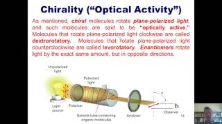 Chapter 5 – Stereochemistry Part 2 of 6 [upl. by Ellerd469]