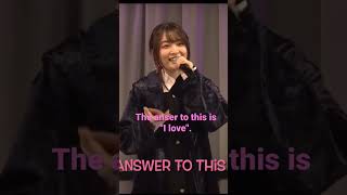 Ueda Reina gets everyone in the audience to say that they love mashle AnimeJapan2023 [upl. by Yenahpets]