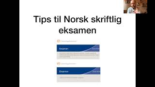 Tips til norsk skriftlig eksamen [upl. by Tullus]